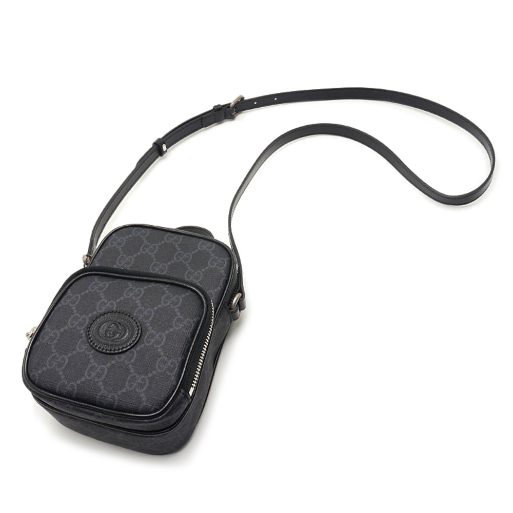 Gucci Bag Black Supreme Interlocking Shoulder Gg … - image 1